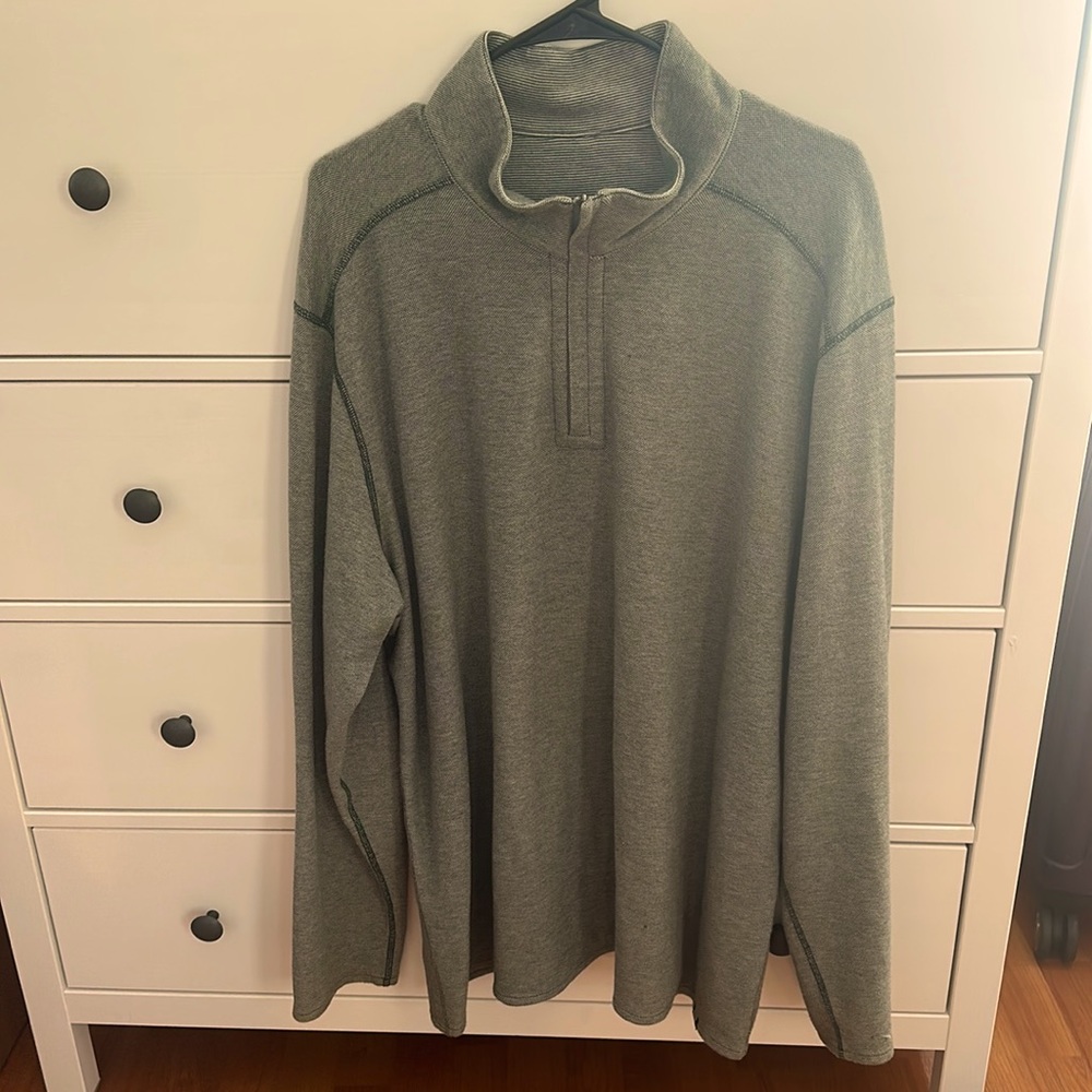 XXL reversible Tommy Bahama 1/4 zip